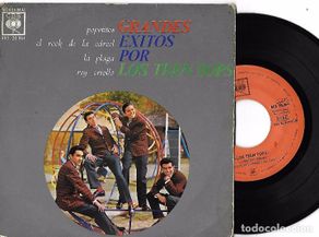 Vinyl-Schallplatten: TEEN TOPS, LOS: GRANDES ÉXITOS POR LOS TEEN TOPS: POPOTITOS / EL ROCK DE LA CÁRCEL / LA PLAGA + 1